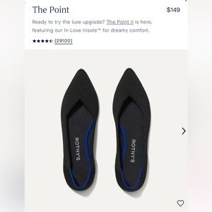 Rothy’s The Point - Black - 11.5